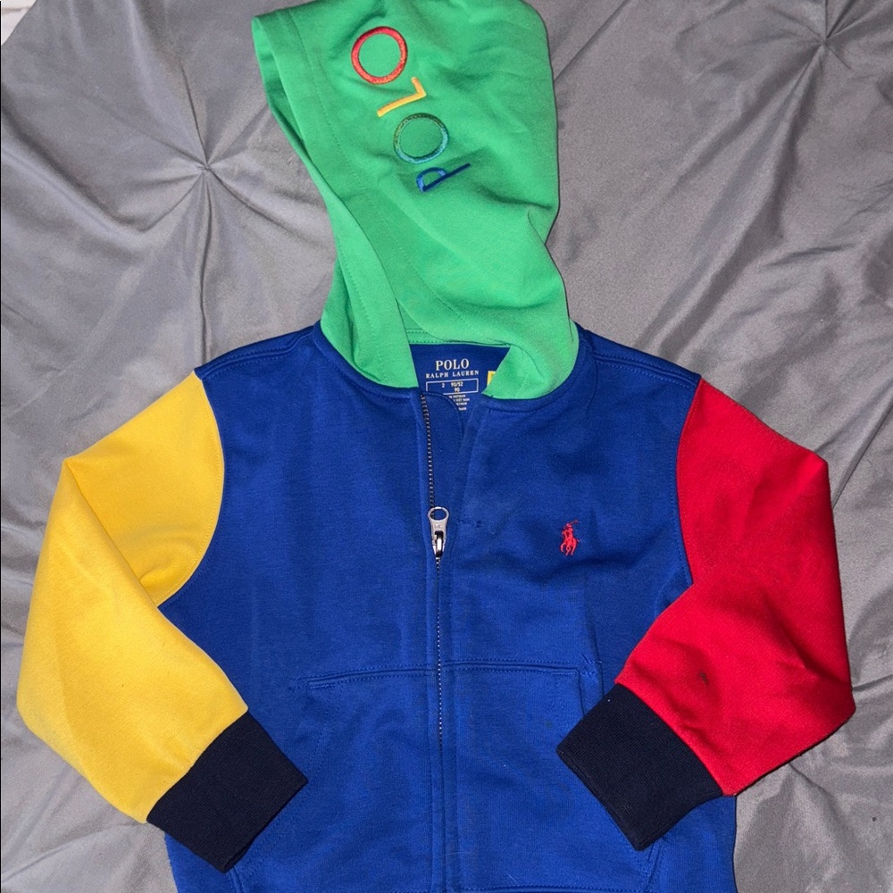 Polo Multicolor Hoodie and Jogger Set
